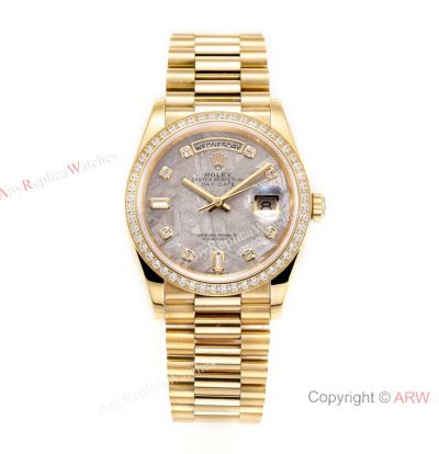 New 2023 Rolex Day-Date Gold Presidential MOP Diamond Watch 36mm Superclone